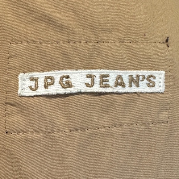 JPG Jean’s by Gaultier Beige Button-Front Jacket – Size D 42 (≈ US Medium) - Picture 7 of 13